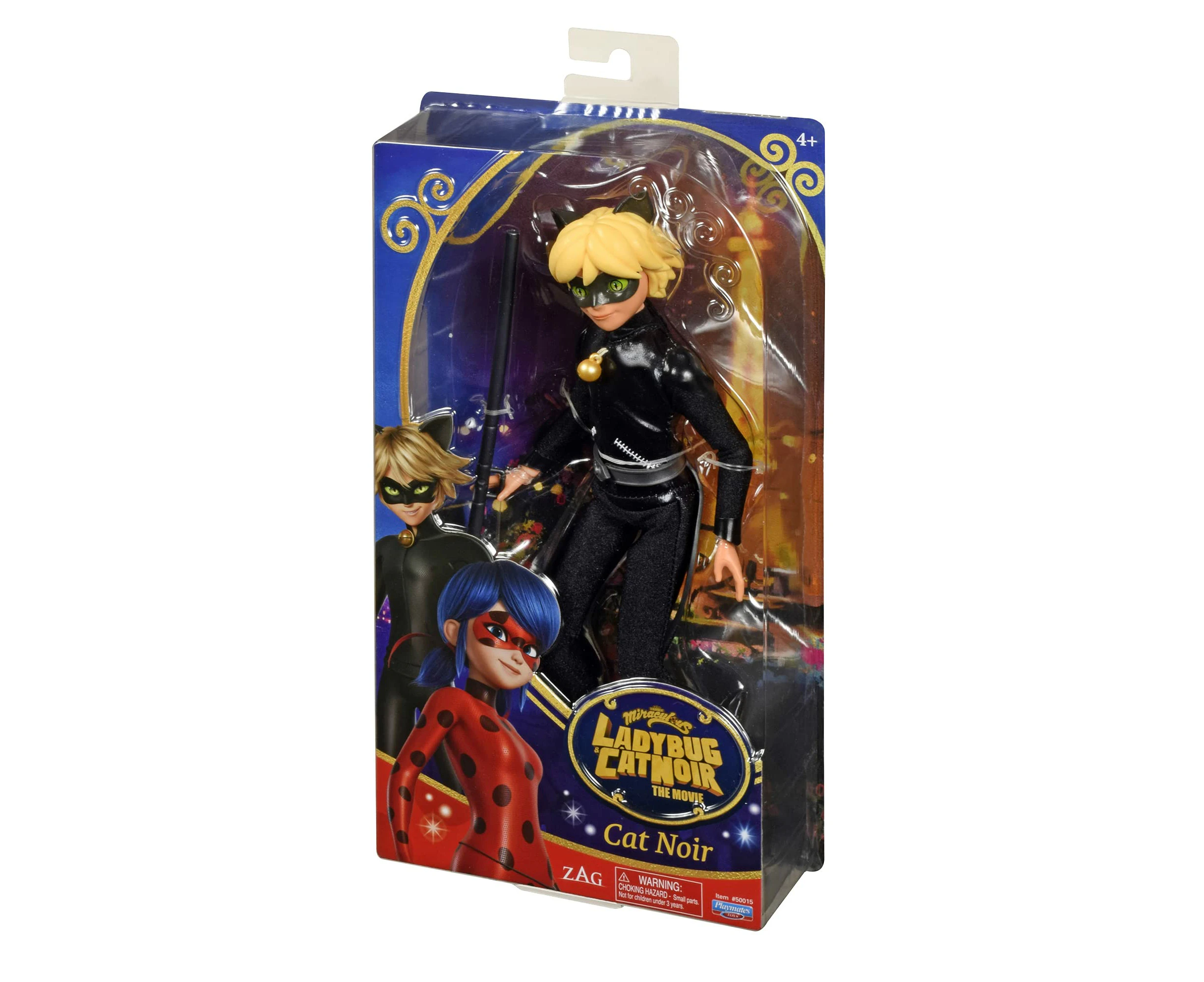 Miraculous Ladybug Movie 11" Cat Noir Action Doll: Exclusive Movie Edition For Dynamic Super-powered Play!