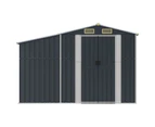 Garden Shed Anthracite 277x279x179 cm Galvanised Steel