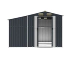 Garden Shed Anthracite 277x279x179 cm Galvanised Steel