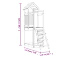 Outdoor Playset 52.5x110.5x214 cm Impregnated Wood Pine