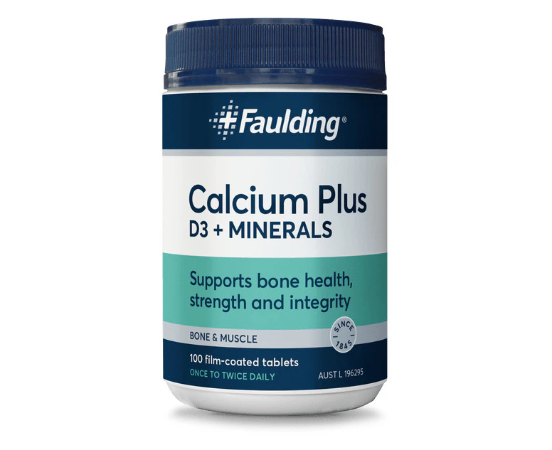 Faulding Calcium PLUS D3 + Minerals Tab 100