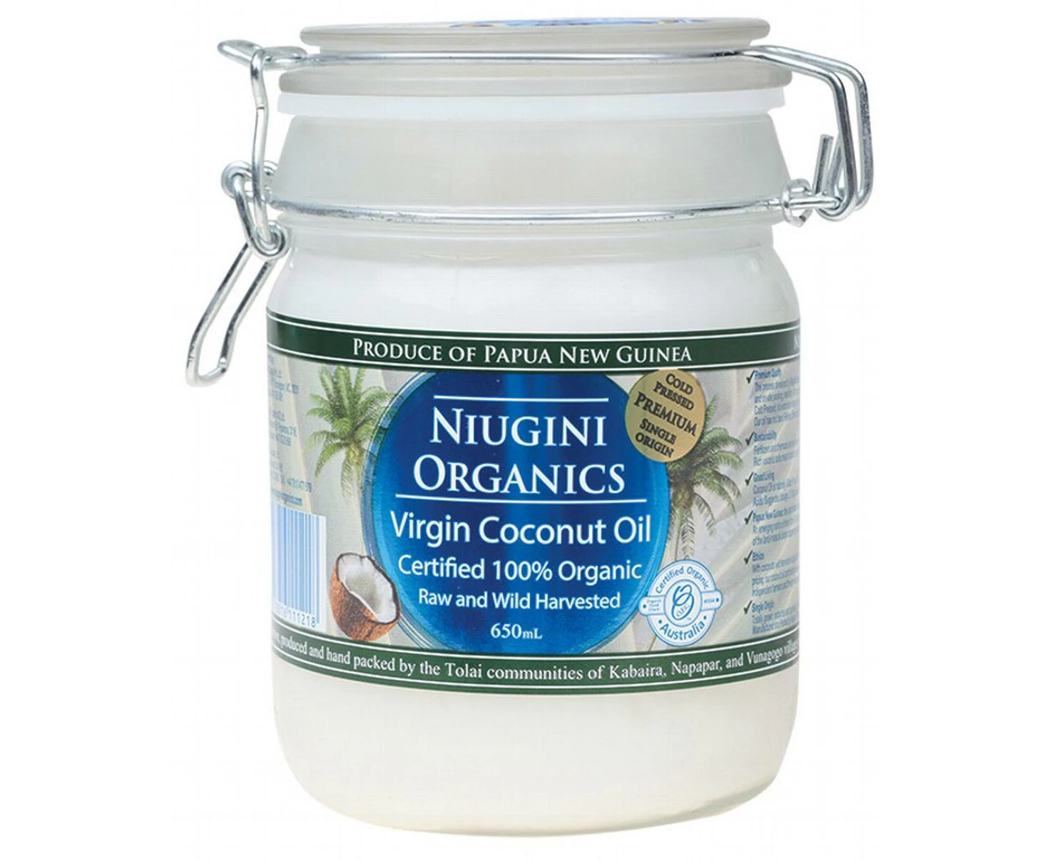 Virgin Coconut Oil 100% Pure - 650mL