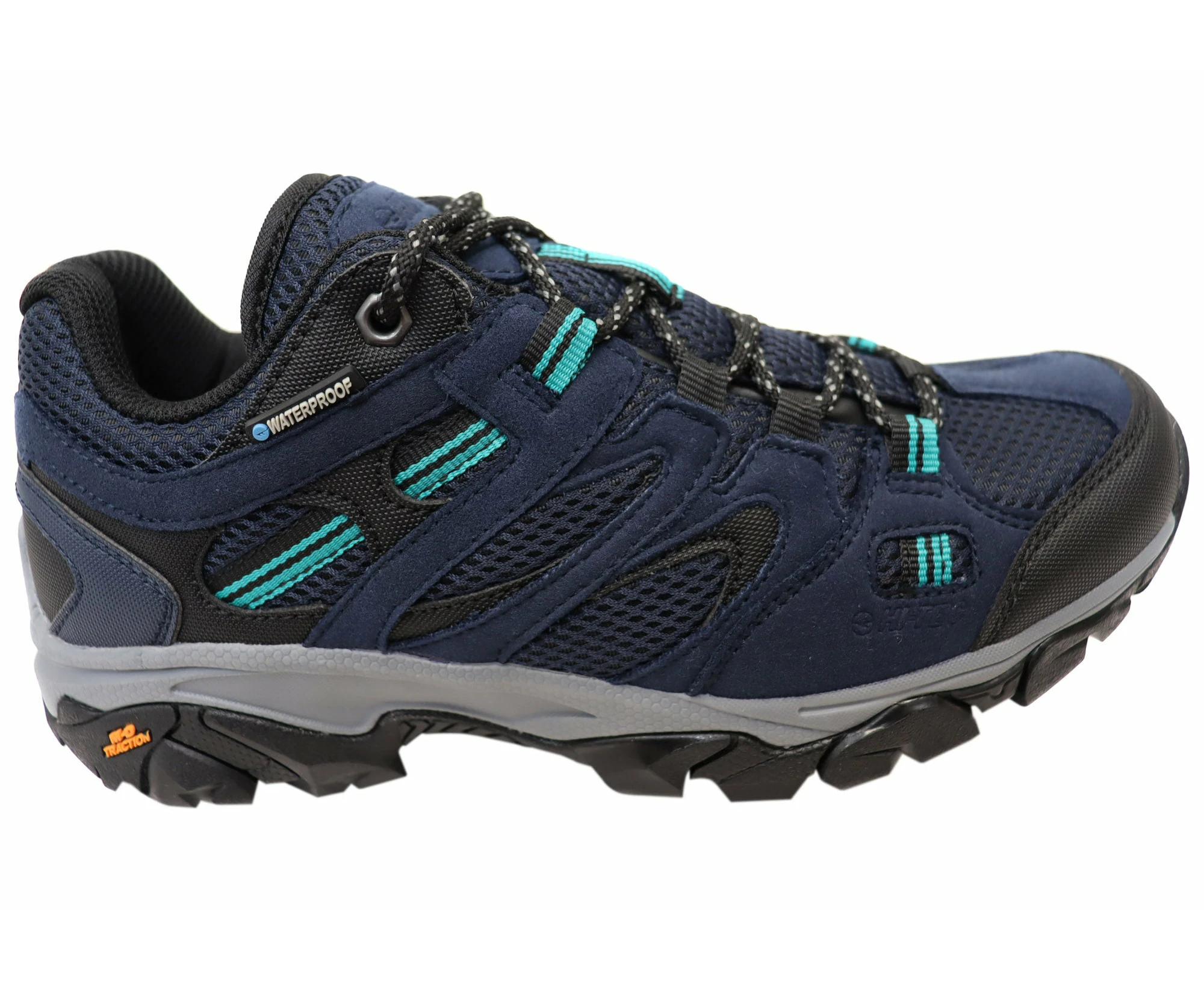 Hi Tec Womens Ravus Vent Low Waterproof Shoes - Navy