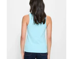 Target Australian Cotton Racer Front Tank Top