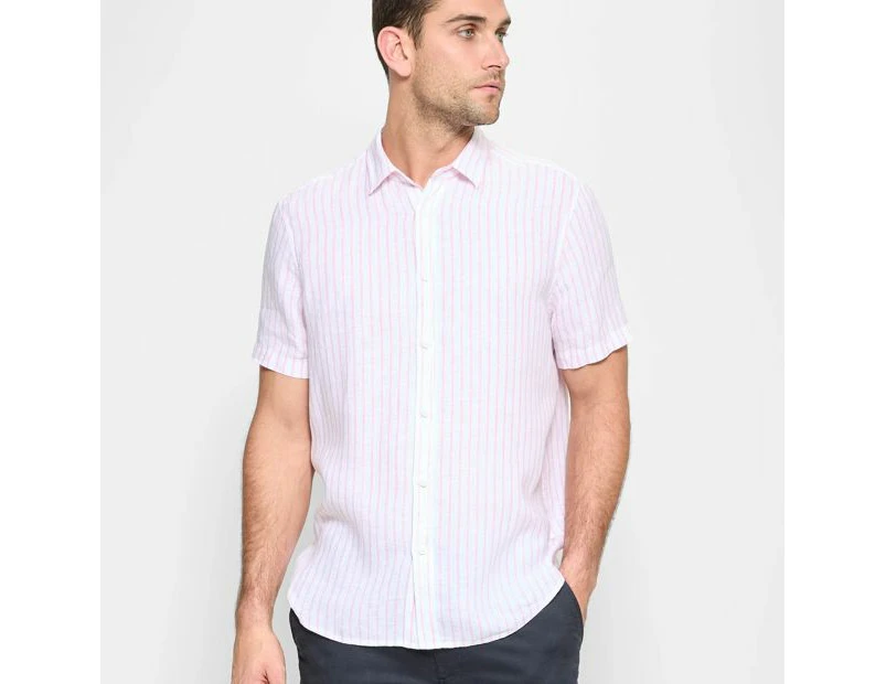 Target European Linen Stripe Shirt