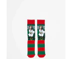 Elf Christmas Crew Socks - Swag