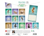 Brown Trout 2025 16-Month Calendar - Yoga Dogs