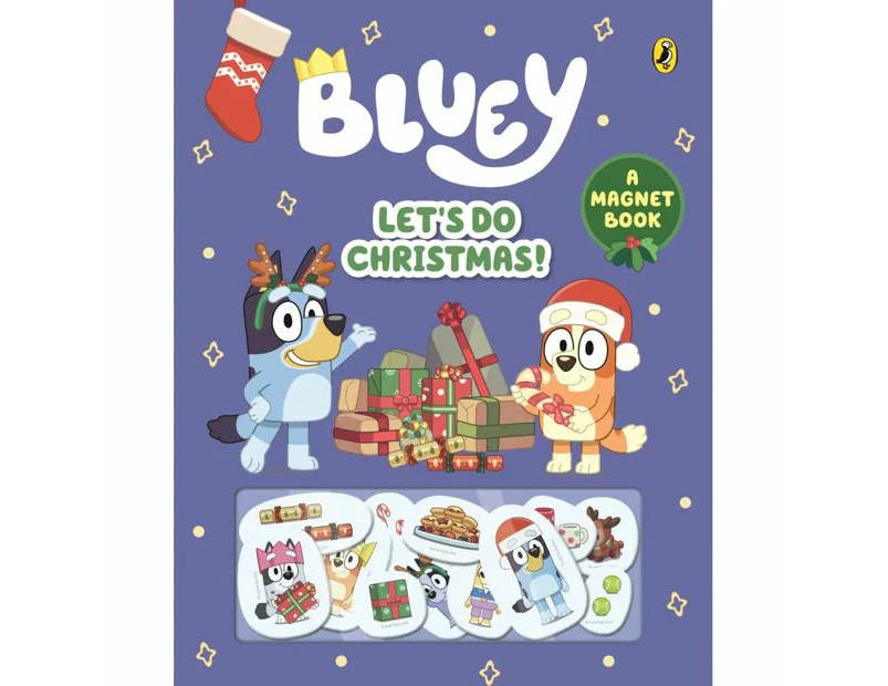 Bluey Let's do Christmas! - A Magnet Book