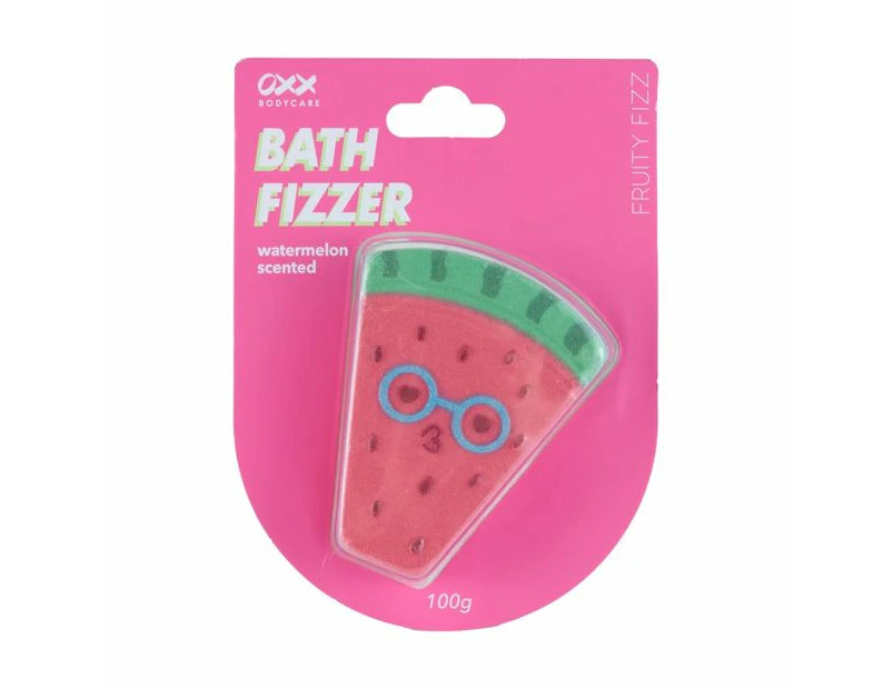 Fruity Fizz Bath Fizzer 100g, Watermelon Scented - OXX Bodycare