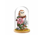 Mini Blocks Flower Series, 824 Piece : Owl in Tree - Anko