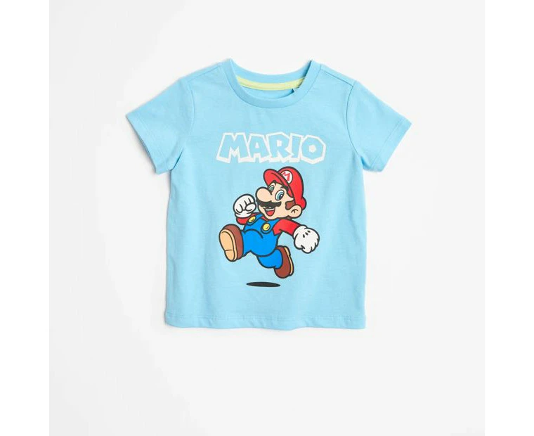 Baby Super Mario Placement Print T-shirt