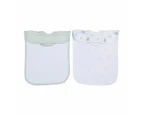 2 Pack Popover Bibs, Ocean - Anko