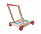 Wooden Blocks Wagon, 34 Piece Set - Anko