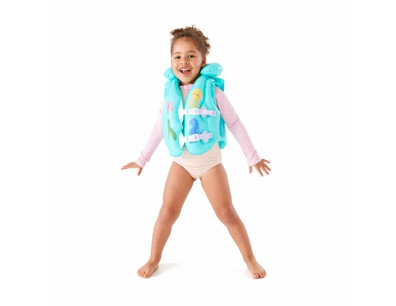 Inflatable Swim Vest, Ages 3-6 - Anko