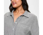 Target Plus Size Linen Blend Shirt Dress