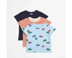 Target Baby Organic Cotton Print T-shirts 3 Pack