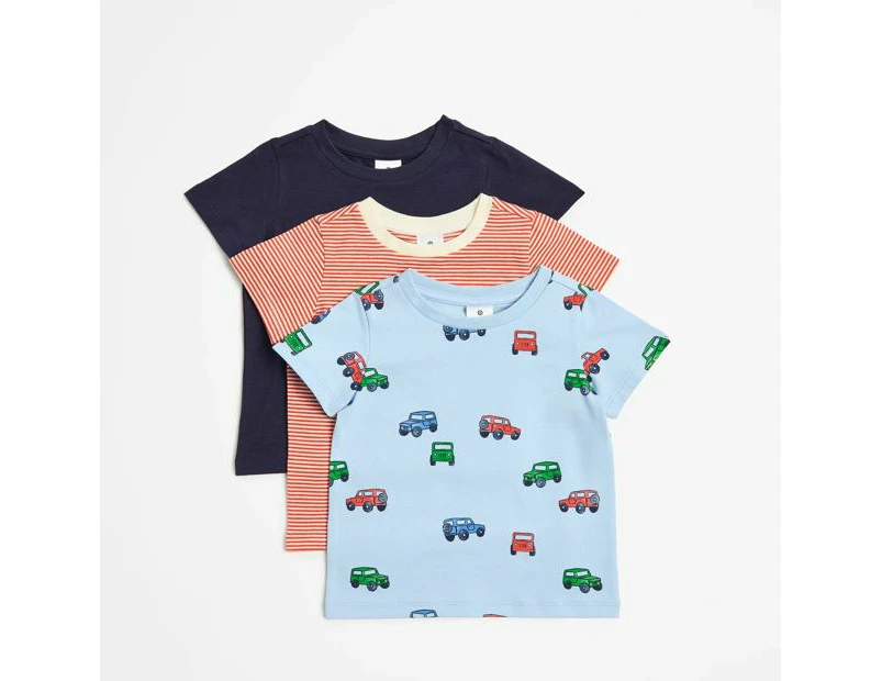 Target Baby Organic Cotton Print T-shirts 3 Pack