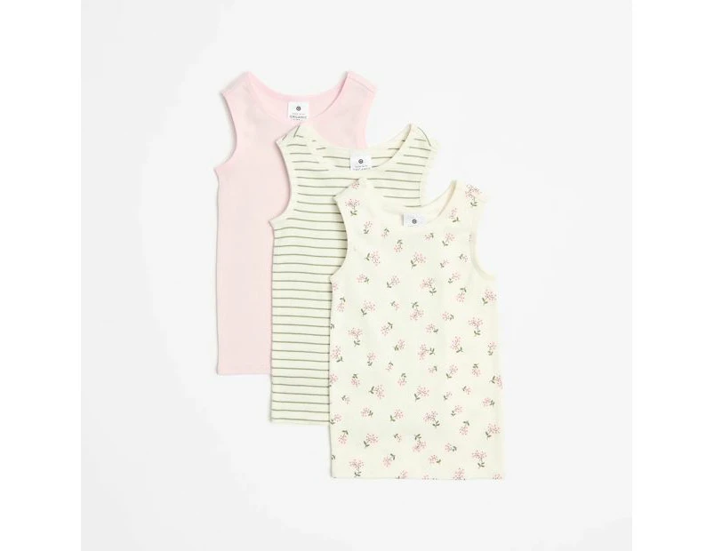 Target Baby Organic Cotton Vests 3 Pack