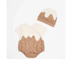 Target Baby Organic Cotton Christmas Pudding Bodysuit