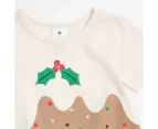 Target Baby Organic Cotton Christmas Pudding Bodysuit