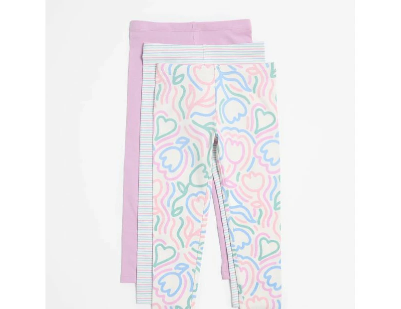 Target Print Leggings 3 Pack