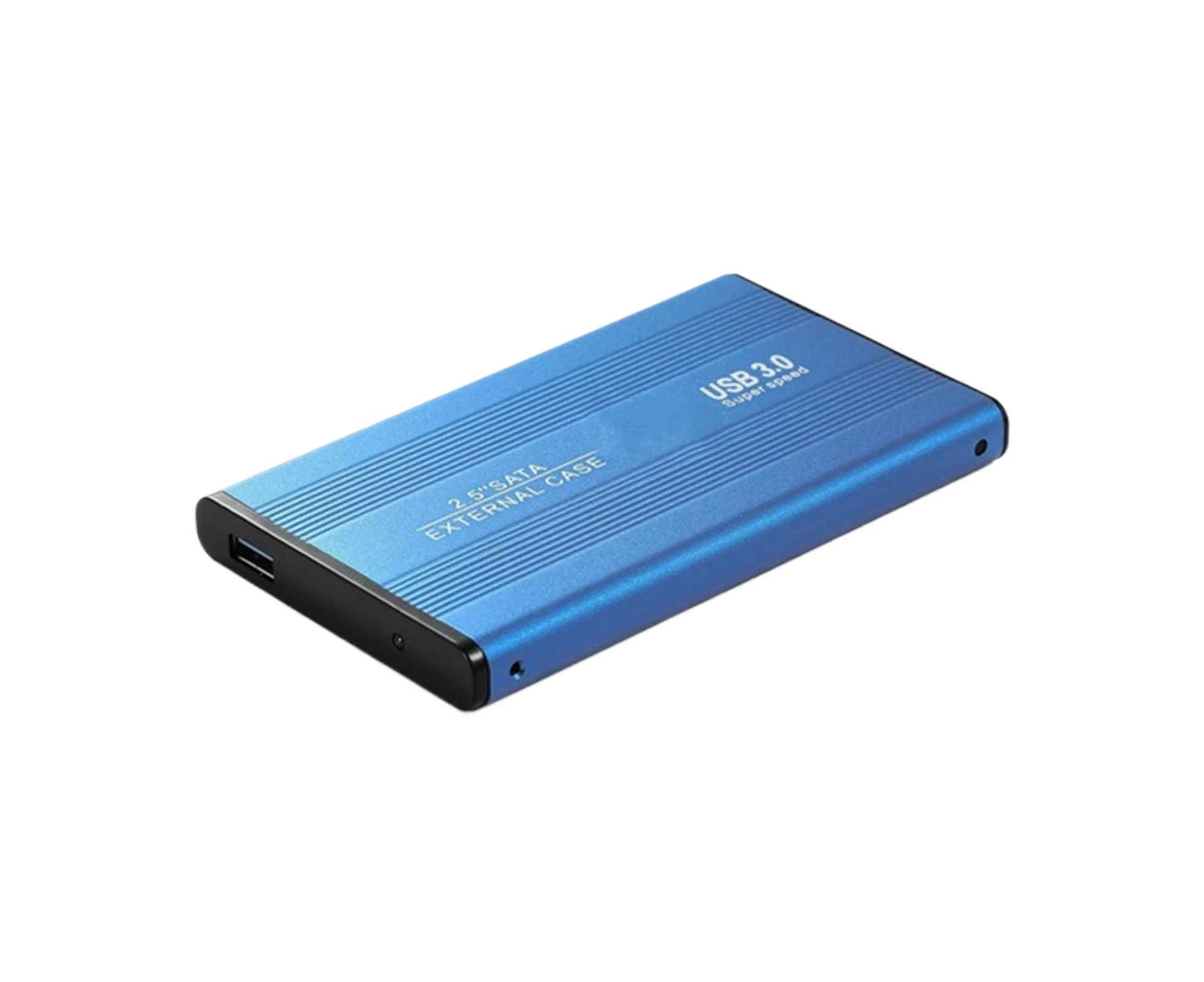 2TB External Hard Drive Hot-swappable Usb Powered Storage Waterproof Blue