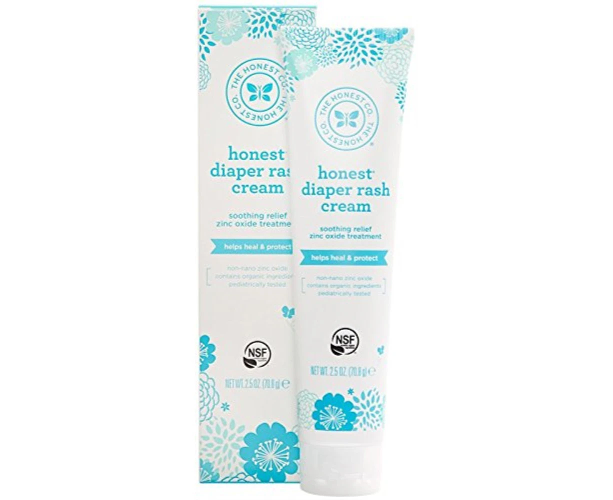 Honest Diaper Rash Cream, 2.5 Ounce