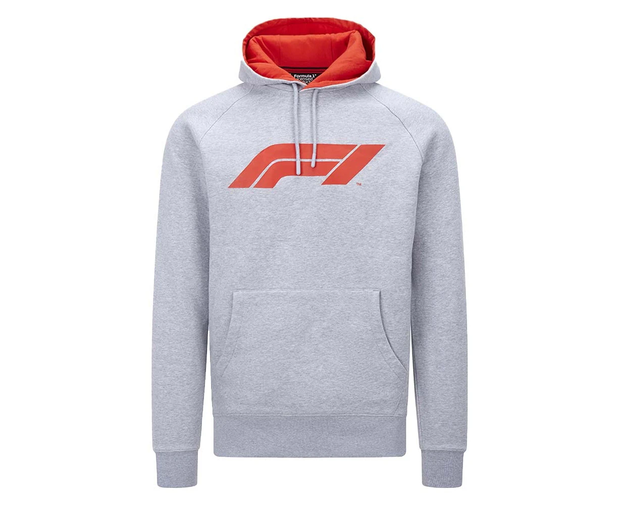 2022 Formula 1 F1 Large Logo Hooded Sweat (Grey)