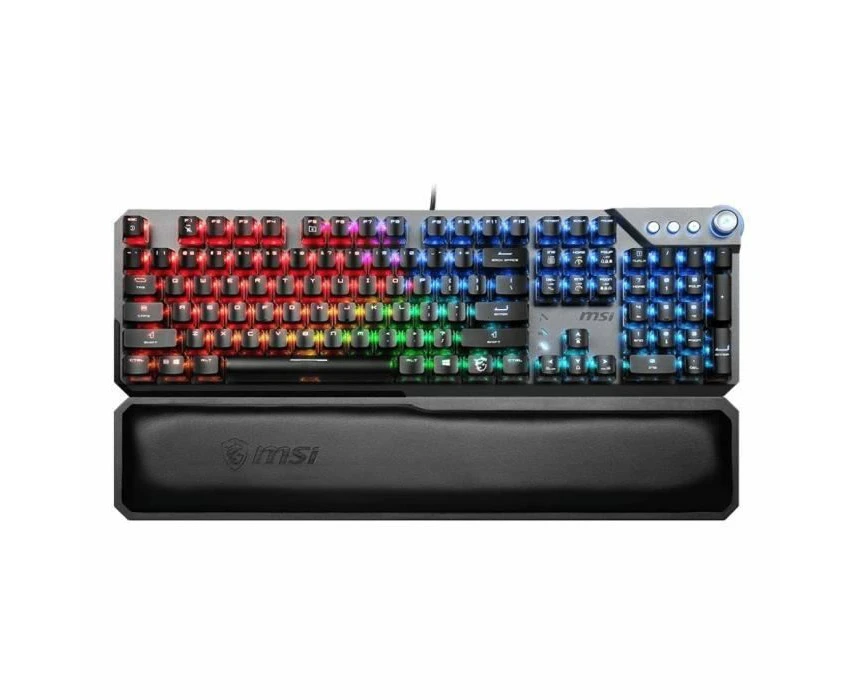 MSI VIGOR GK71 SONIC RED FR clavier USB QWERTY Français Noir