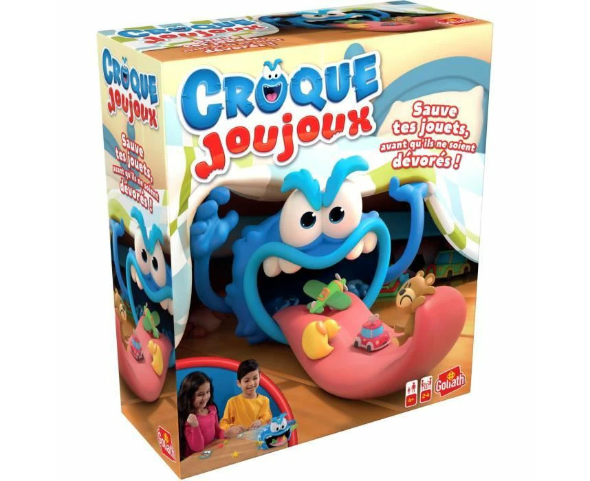 Croque Joujoux Children's Board Game for Ages 4 and Above – Fun Family Game – Learning Colours and Develop Dexterity – 2 to 4 Players – 15 Minutes