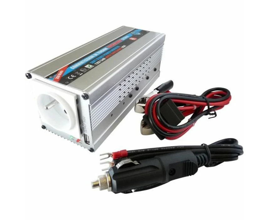 HTC Equipements Converter 12/24V Automatic 220/240V 350W USB 0.5A