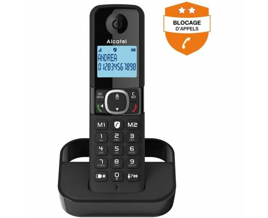 ALCATEL F860 PHONE Black