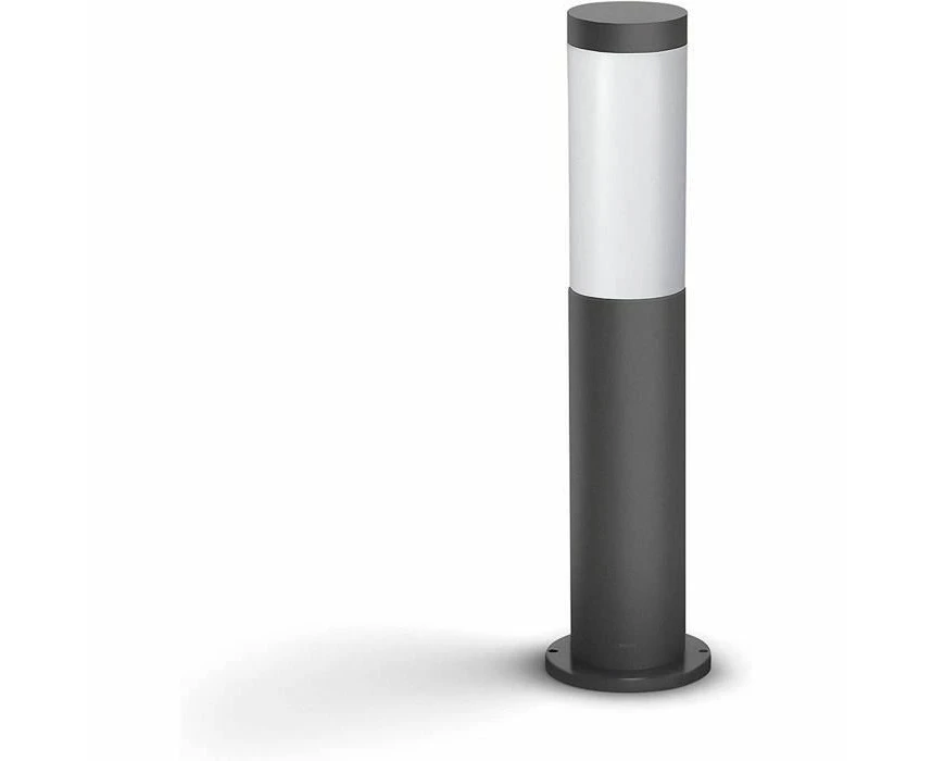 PHILIPS LED Utrecht Outdoor Pedestal Light 20W [Anthracite] Water Resistant IP44, for Garden, Patio and Terrace Lighting.