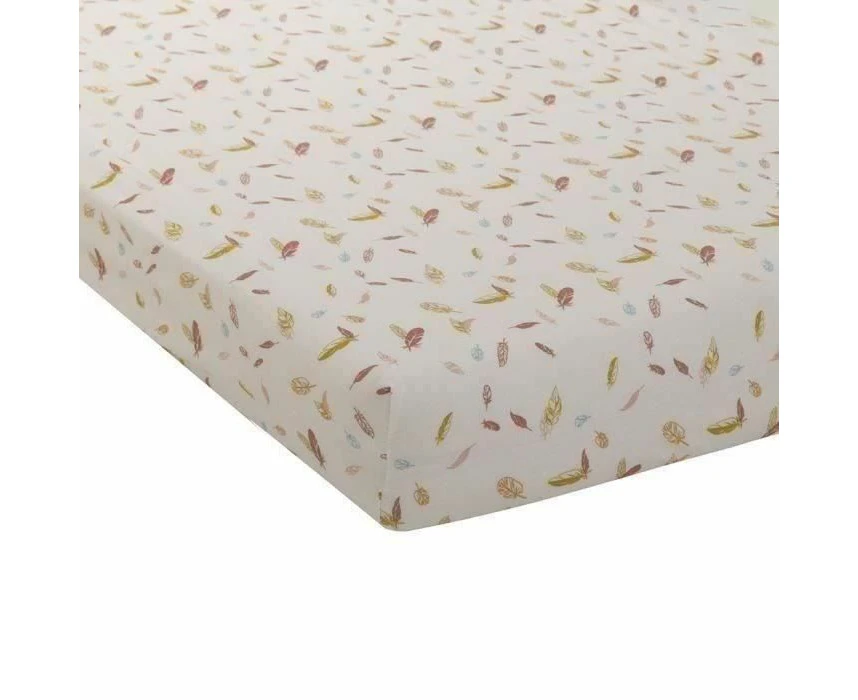 DOMIVA - Printed fitted sheet 60 x 120 cm with Happy Print