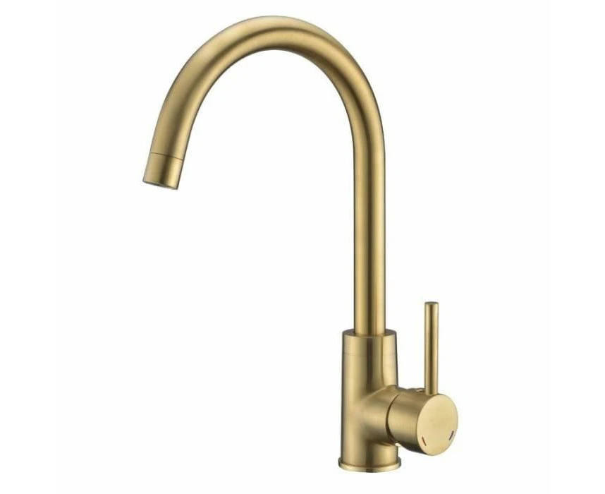 Rousseau Sanitaire 4060459 KØBEN Sink Mixer Tap Brushed Brass - Perfect tool