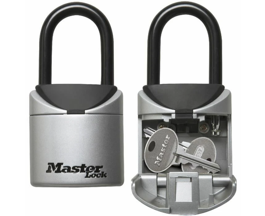 MASTER LOCK Mini Portable Key Safe [XS Size] [Outdoor]- 5406EURD - Key Lock Box with Shackle, Gray - Perfect tool