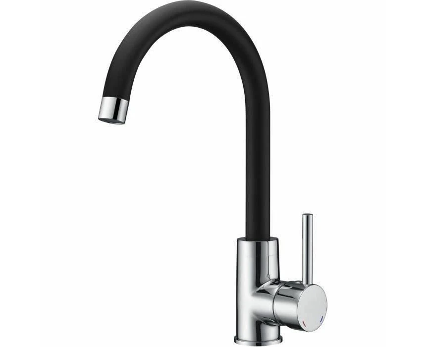 Rousseau ILO Bicolor Sink Basin Mixer Chrome, Black, 4270668 - Perfect tool