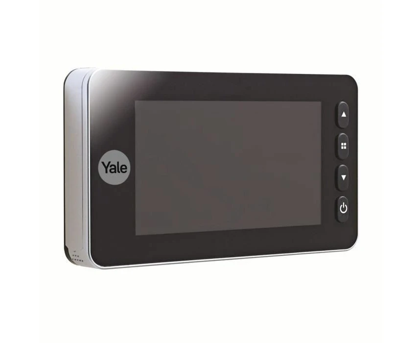 Yale Digital Peephole Viewer | 3.2 inch LCD Screen for Door Thickness 38mm-110mm, silver, DDV 5800 - Perfect tool