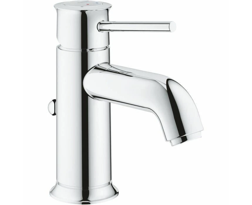 GROHE Start Classic Basin Mixer, S-Size, Water-Saving, with Pop-Up Waste Set, Metal Lever, Chrome 23810000 - Perfect tool