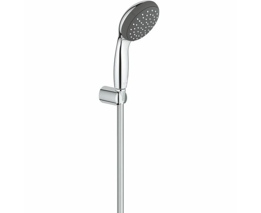 GROHE Vitalio Start 100 - Wall Holder Hand Shower Set (Rain Spray Hand Shower 10 cm with Water Saving Technology and Anti-Limescale System, Wall Shower Hol