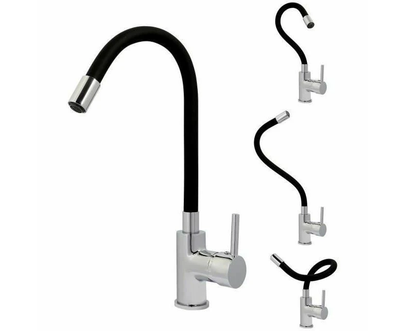 Rousseau Sanitaire 4060589 KØBEN Sink Mixer Tap Memory Chrome Black - Perfect tool