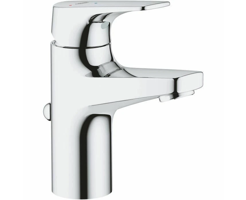 GROHE Start Flow Single-Lever Basin, S-Size an Energy- and Water-Saving Tap with Pop-Up Waste Set, Chrome Finish 23769000