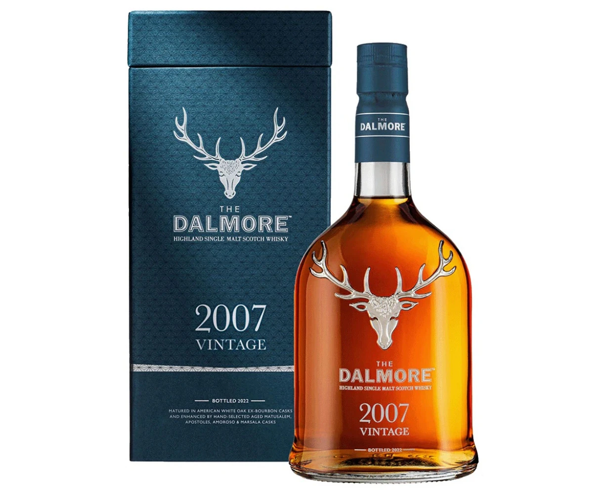 Dalmore 15 Year Old 2007 Vintage Single Malt Scotch Whisky 700mL