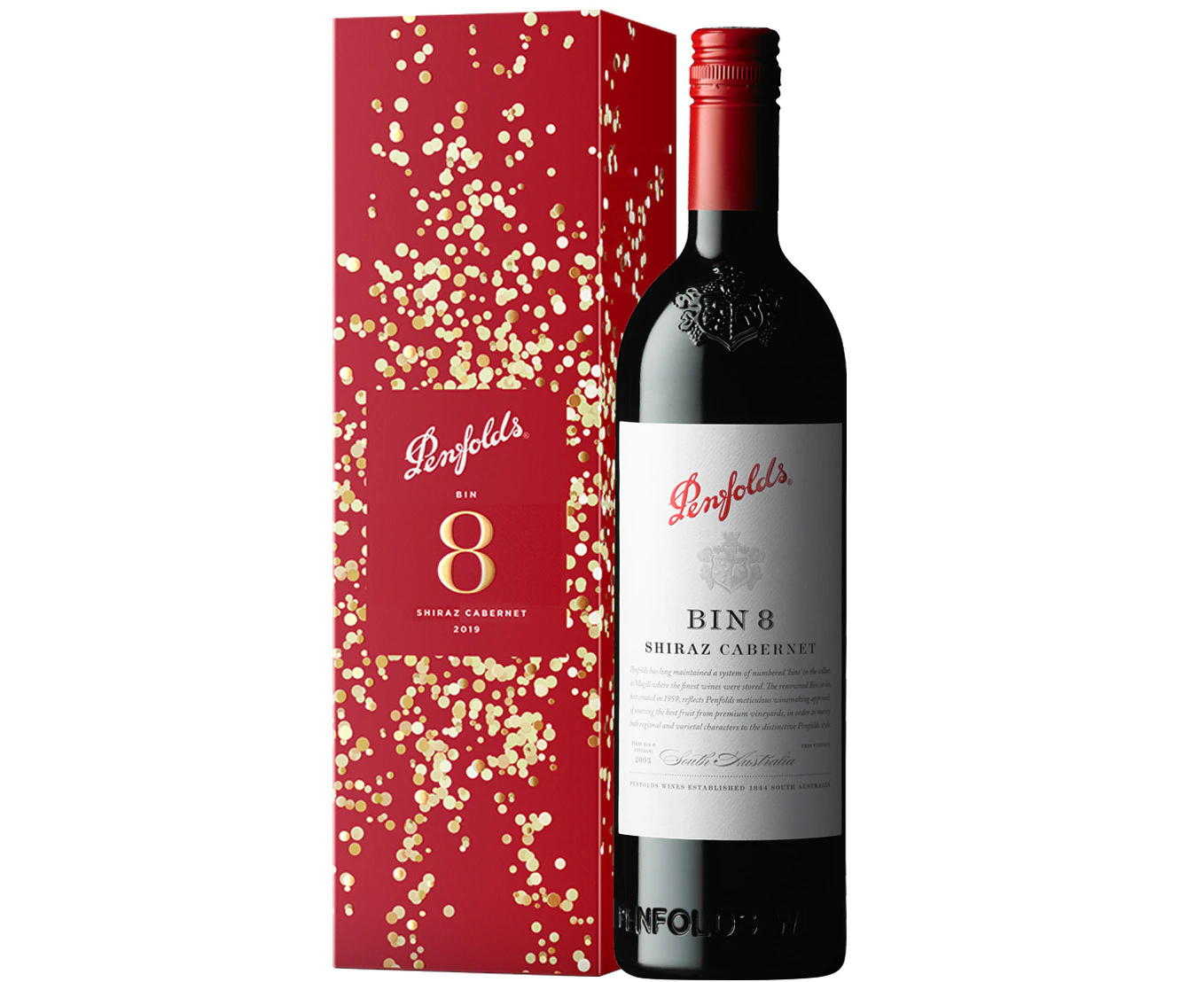 Penfolds Bin 8 Shiraz Cabernet 2019 Limited Edition 750ml