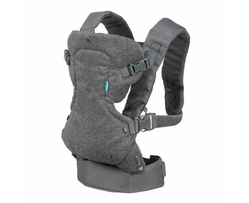 Infantino Flip Advanced 4-in-1 - Ergonomic - Convertible - Face-in and Face-out - Front and Back - Carry for Newborns and Older Babies - 8-32 lbs / 3.6-14.