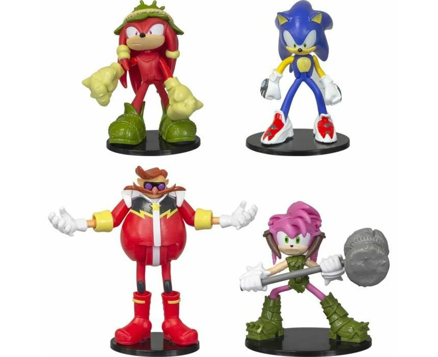 Lansay Sonic Prime - 4 Articulated Figures 7.5 cm - Random Model - Cartoon Characters and Video Games - Ages 8 and up - Perfect Gift for Kids