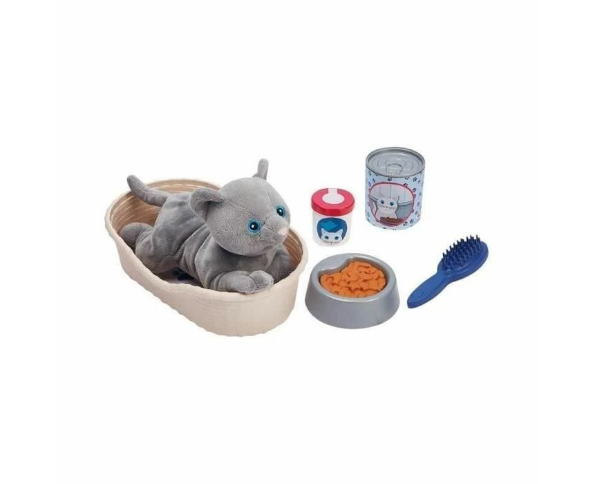 Jouets Ecoiffier - 1903 – Cat Basket – Medical – Imitation Game – From 18 Months – Made in France Multi-Coloured - Perfect Gift Toy for Kids