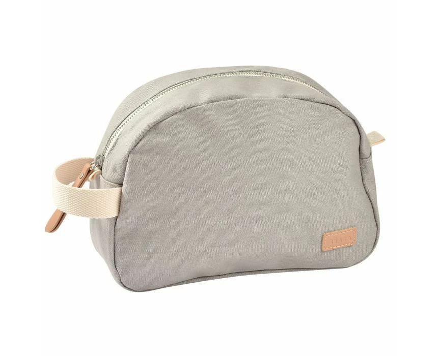 Béaba, Baby Toilet Bag, Baby Care Kit, Geneve Bag, Waterproof Fabric, 2 Inner Pockets, Soft Grey