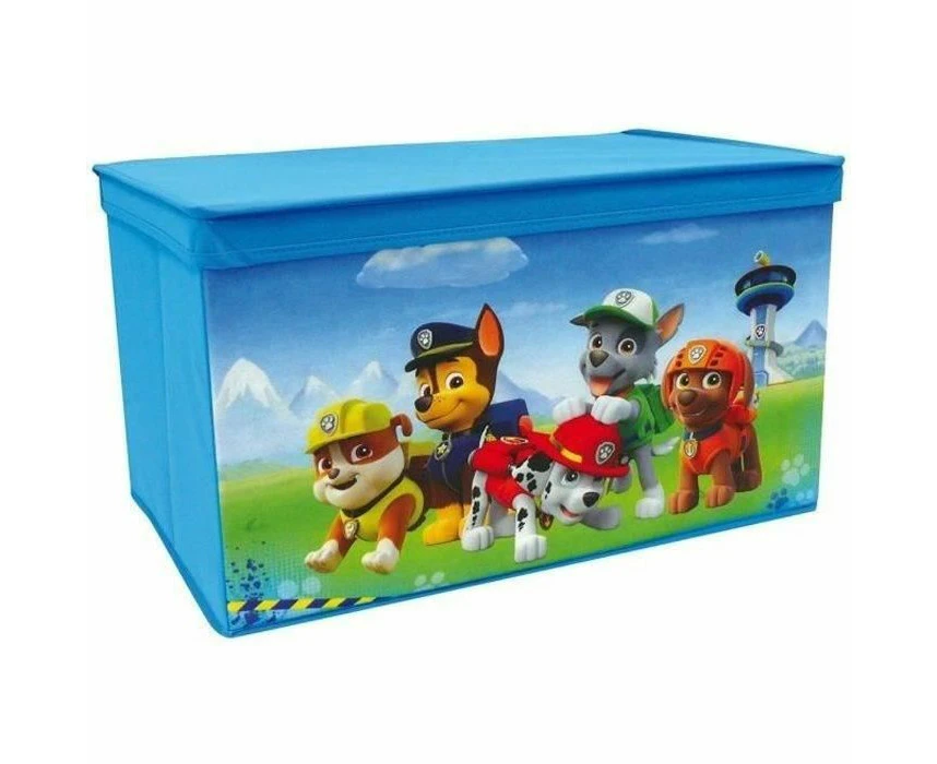 FUN HOUSE 712540 PAW Patrol Collapsible Polyester Toy Chest, Blue, 55.5 x 34.5 x 34 cm