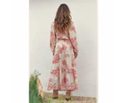 JAASE Lucie Print Otto Maxi Dress